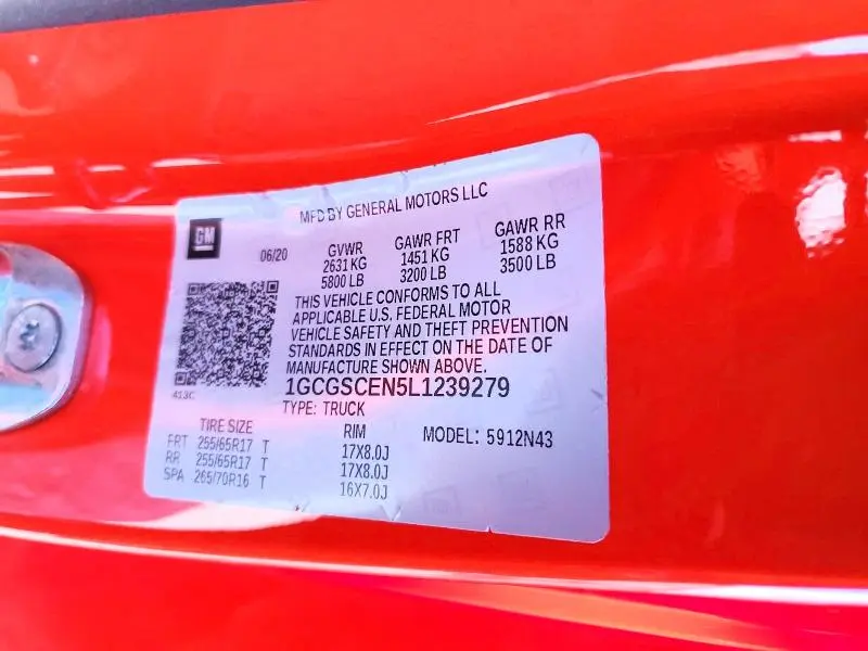 2020 CHEVROLET COLORADO LT  
