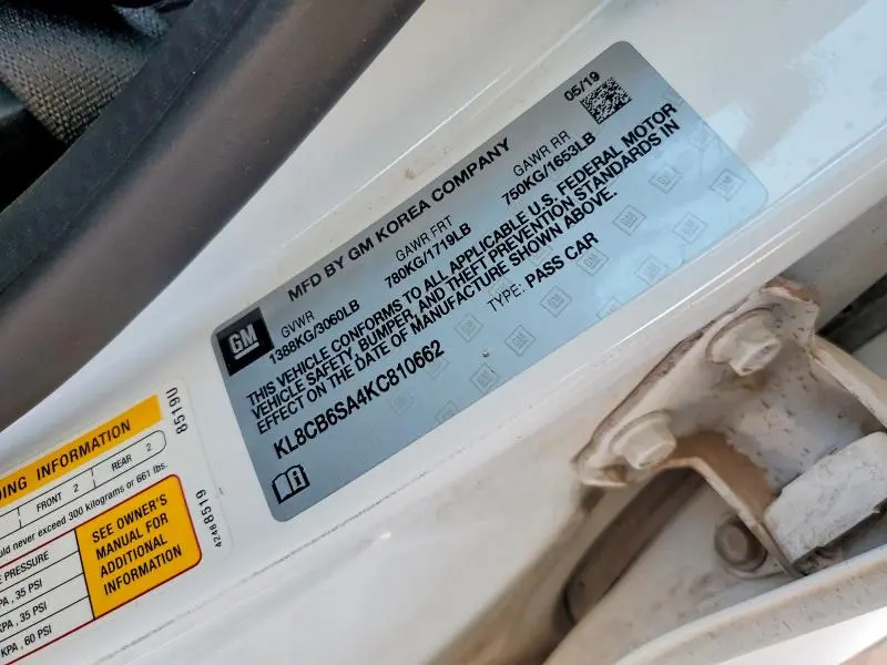 2019 CHEVROLET SPARK LS  