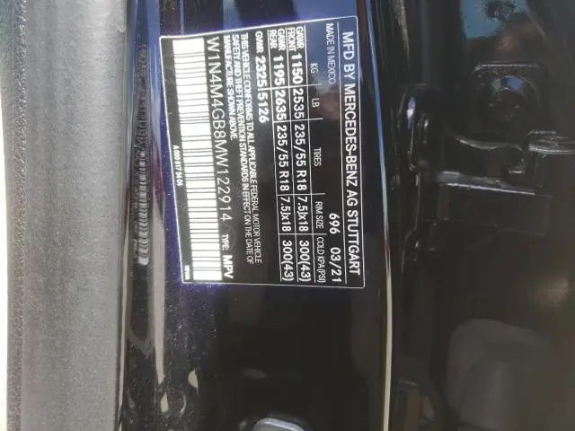 2021 MERCEDES-BENZ GLB 250  