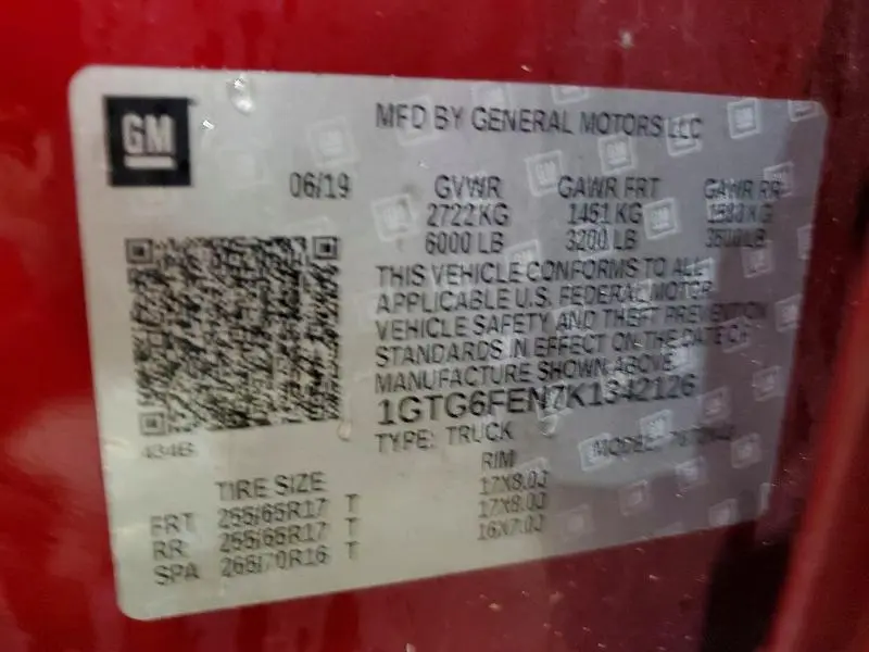 2019 GMC CANYON ALL TERRAIN  