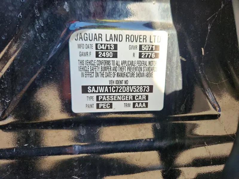 2013 JAGUAR XJ   