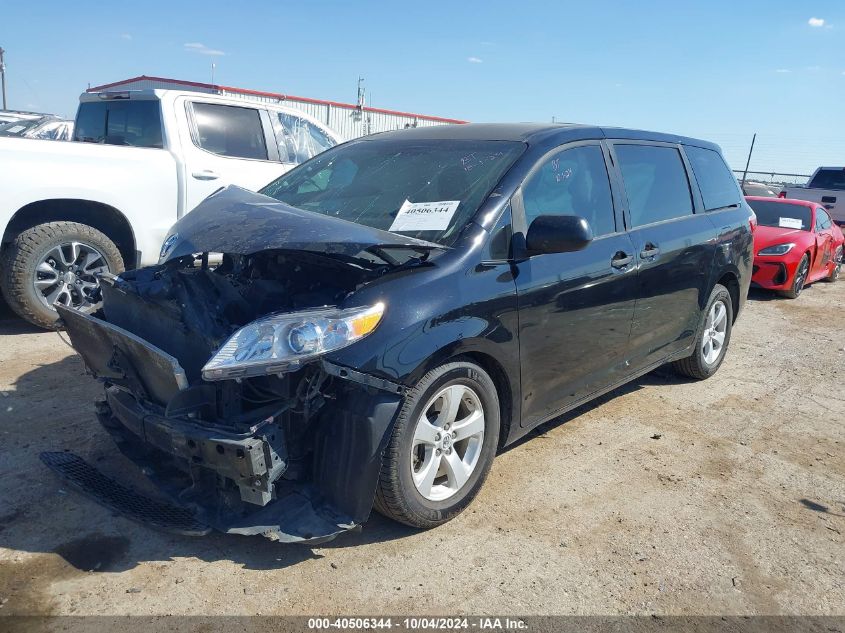 2016 TOYOTA SIENNA L 7 PASSENGER