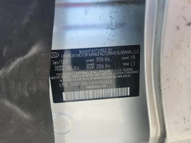 2017 HYUNDAI ELANTRA SE  