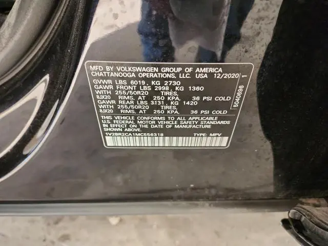 2021 VOLKSWAGEN ATLAS SEL  