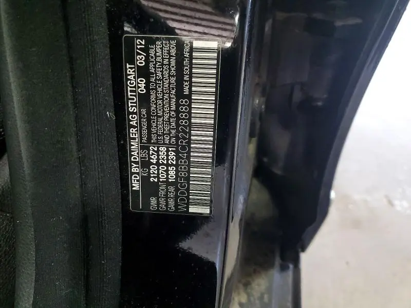 2012 MERCEDES-BENZ C 300 4MATIC  