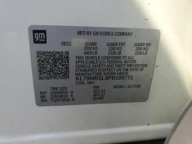 2023 CHEVROLET TRAILBLAZER LT  