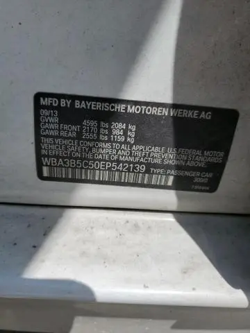 2014 BMW 328 XI SULEV