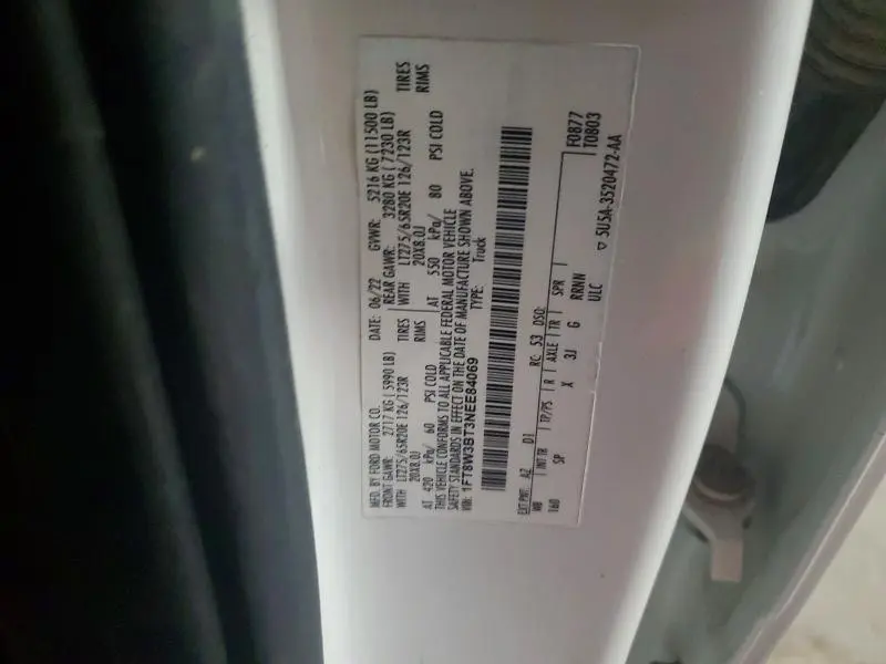 2022 FORD F350 SUPER DUTY  