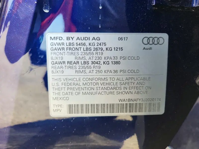 2018 AUDI Q5 PREMIUM PLUS  