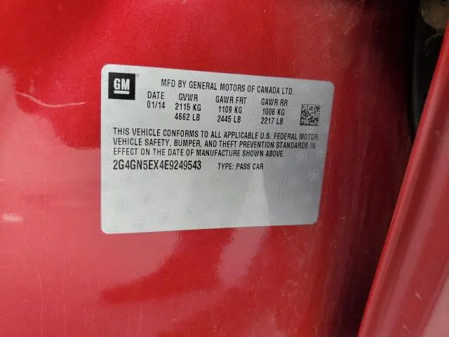 2014 BUICK REGAL PREMIUM  