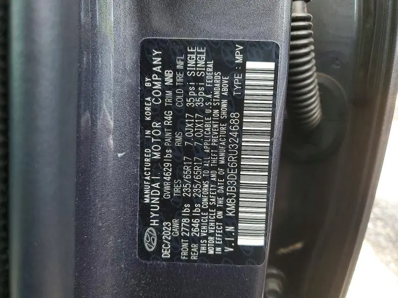 2024 HYUNDAI TUCSON SEL  