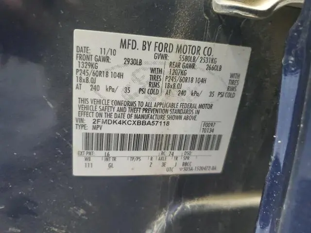 2011 FORD EDGE LIMITED  