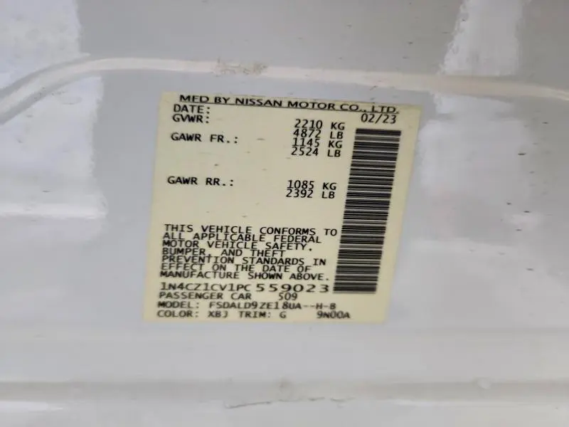 2023 NISSAN LEAF SV PLUS  