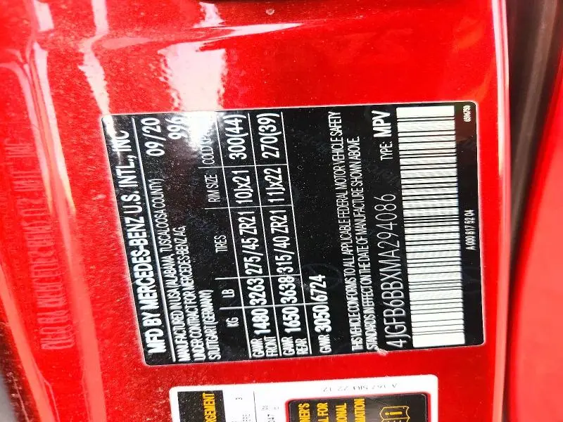 2021 MERCEDES-BENZ GLE AMG 53 4MATIC  