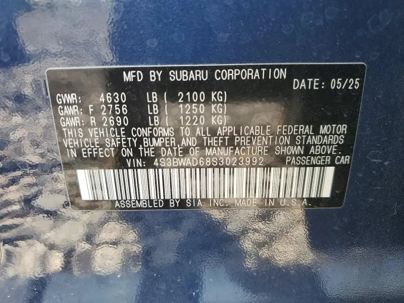 2025 SUBARU LEGACY PREMIUM  