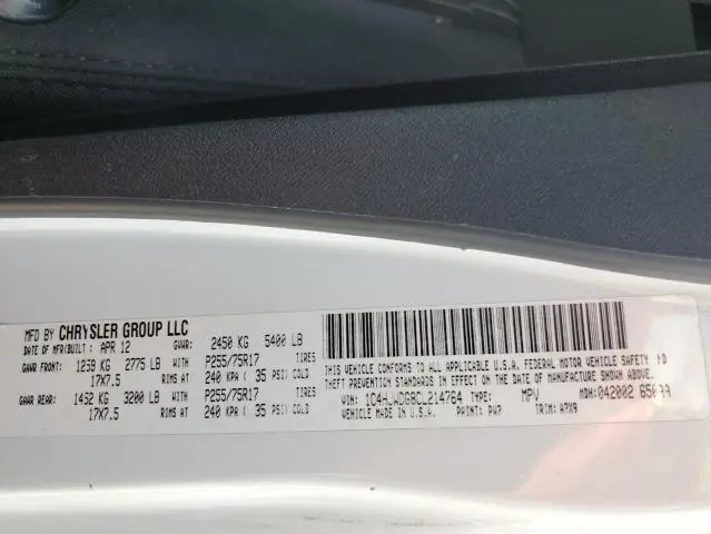 2012 JEEP WRANGLER UNLIMITED SPORT  