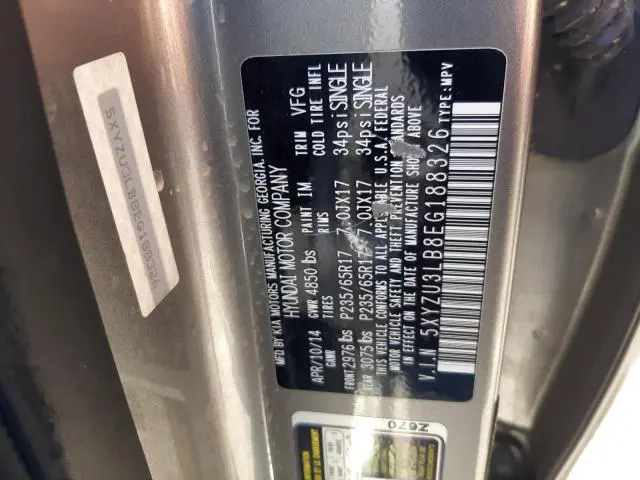 2014 HYUNDAI SANTA FE SPORT   