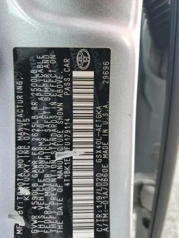 2015 TOYOTA AVALON XLE  