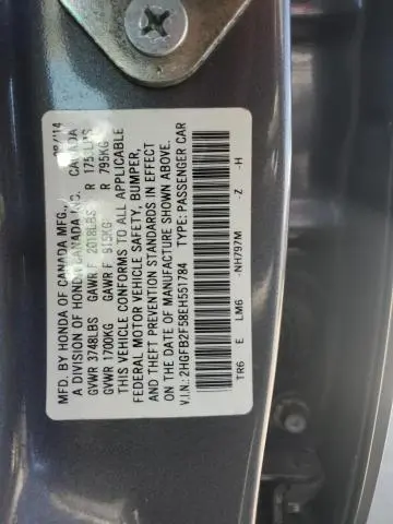 2014 HONDA CIVIC LX  