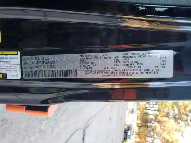 2023 JEEP GLADIATOR OVERLAND  