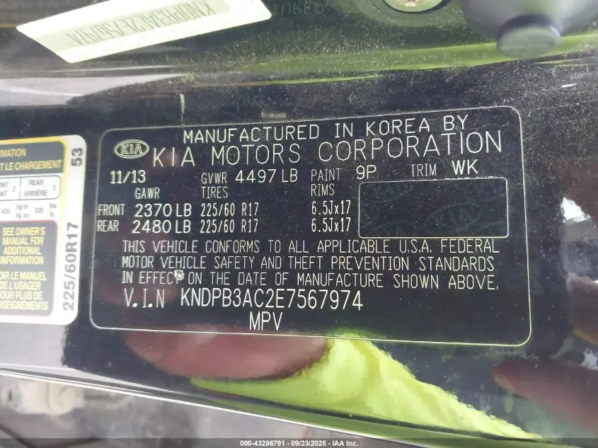 2014 KIA SPORTAGE LX