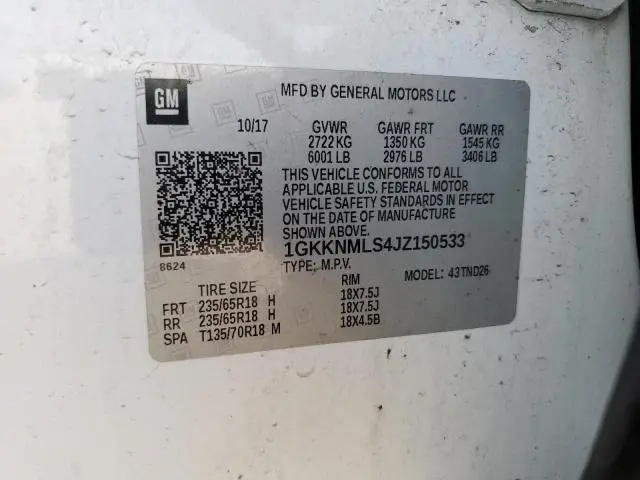 2018 GMC ACADIA SLT-1  