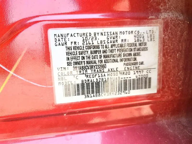 2024 NISSAN SENTRA SV  