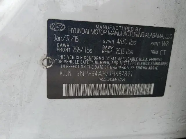 2018 HYUNDAI SONATA SPORT  