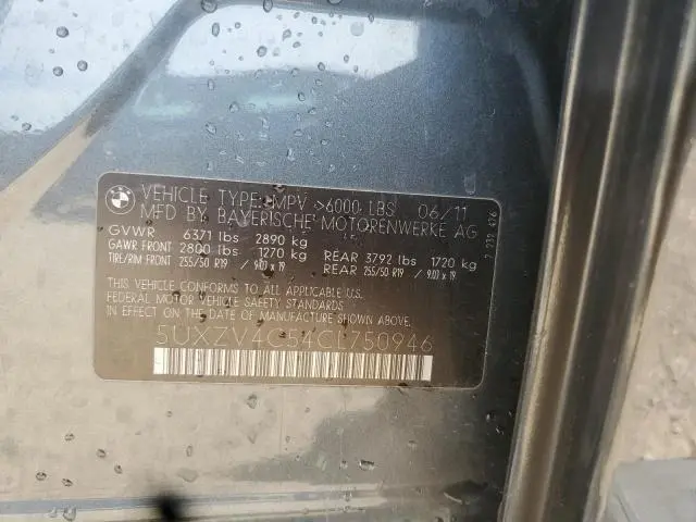 2012 BMW X5 XDRIVE35I  