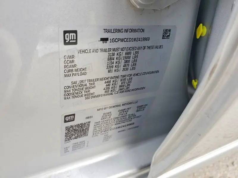 2021 CHEVROLET SILVERADO C1500 LT  