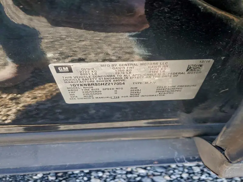 2017 CADILLAC XT5 LUXURY  