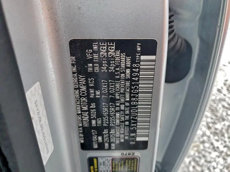 2018 HYUNDAI SANTA FE SPORT   