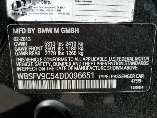 2013 BMW M5   