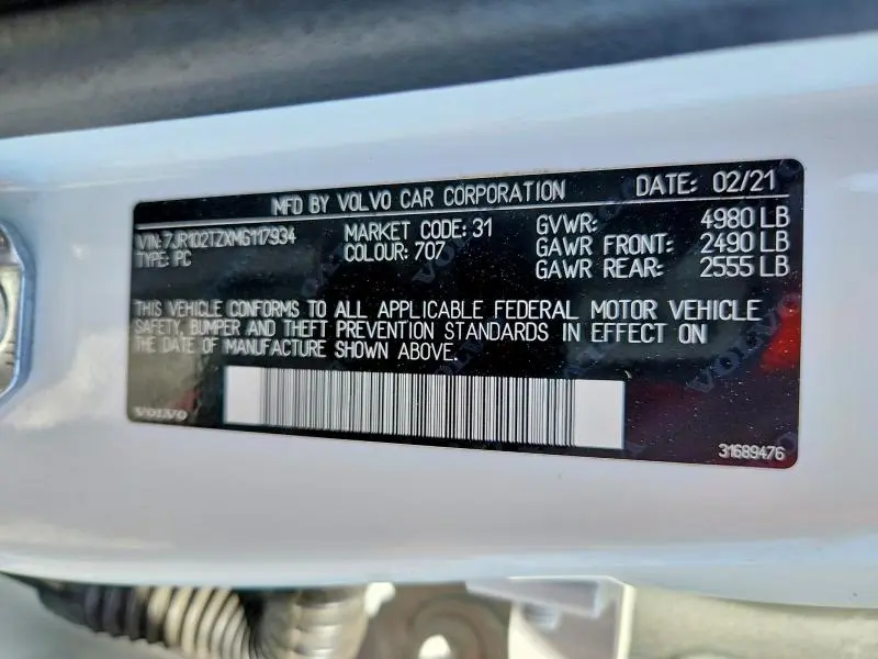 2021 VOLVO S60 T5 MOMENTUM  