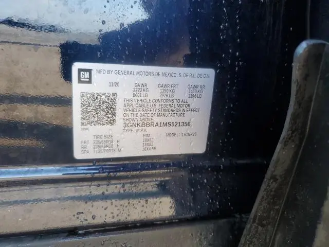 2021 CHEVROLET BLAZER 1LT  