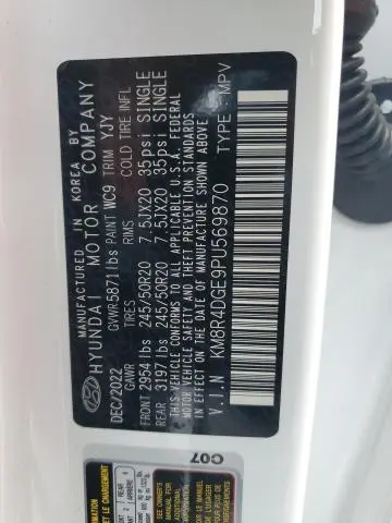 2023 HYUNDAI PALISADE SEL PREMIUM  