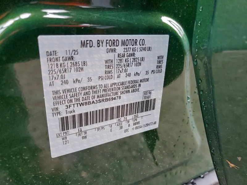 2025 FORD MAVERICK XL  