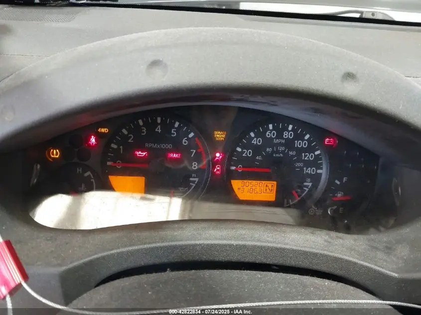 2011 NISSAN FRONTIER SV