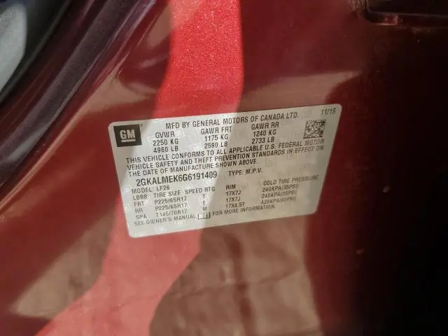 2016 GMC TERRAIN SLE  