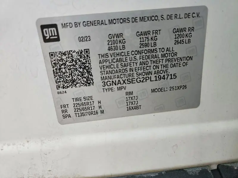 2023 CHEVROLET EQUINOX LS  