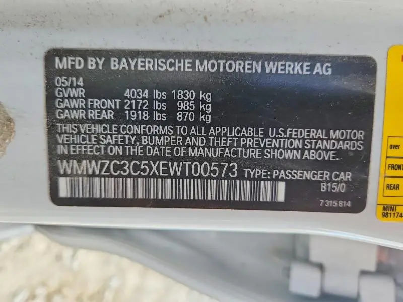 2014 MINI COOPER S COUNTRYMAN  