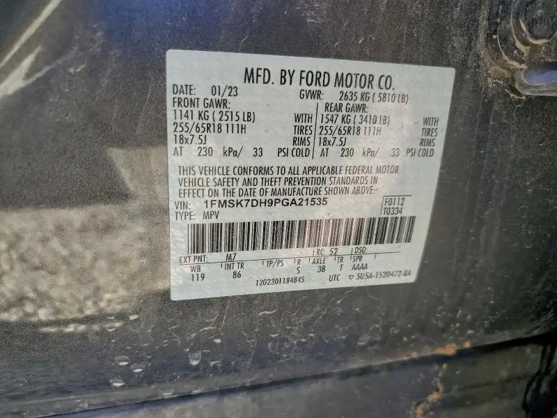 2023 FORD EXPLORER XLT  