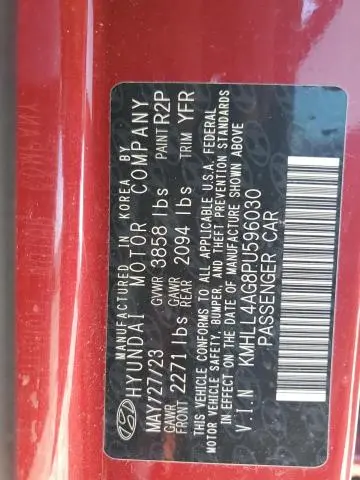 2023 HYUNDAI ELANTRA SE