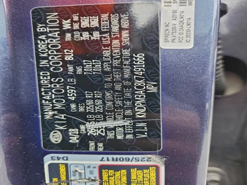 2019 KIA SPORTAGE LX  