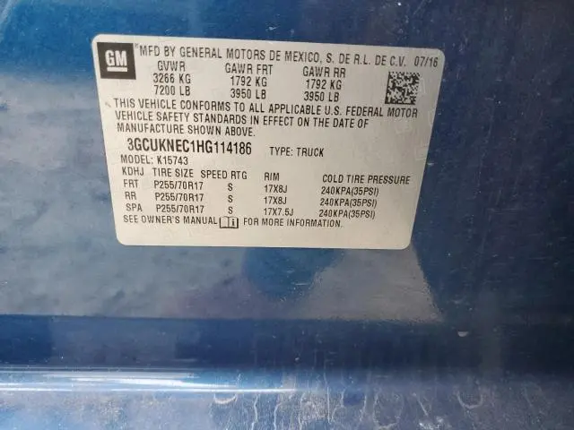 2017 CHEVROLET SILVERADO K1500  