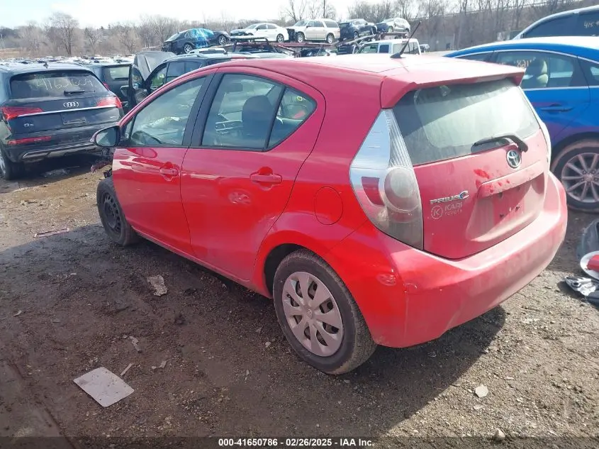 2012 TOYOTA PRIUS C TWO