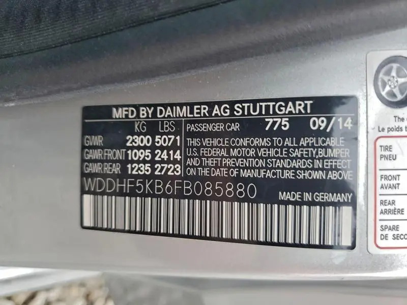 2015 MERCEDES-BENZ E 350  