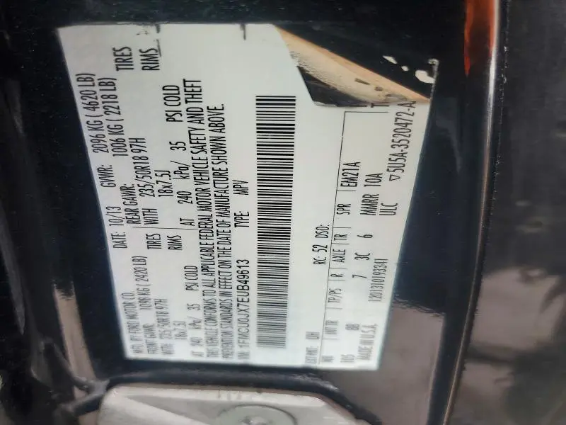 2014 FORD ESCAPE TITANIUM  
