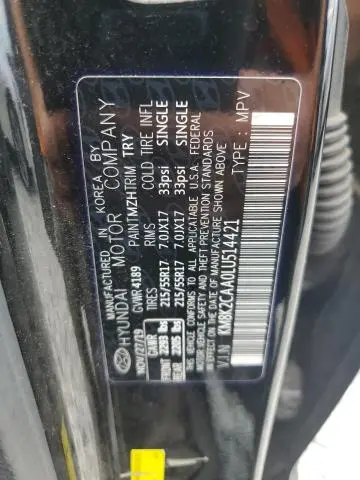 2020 HYUNDAI KONA SEL  