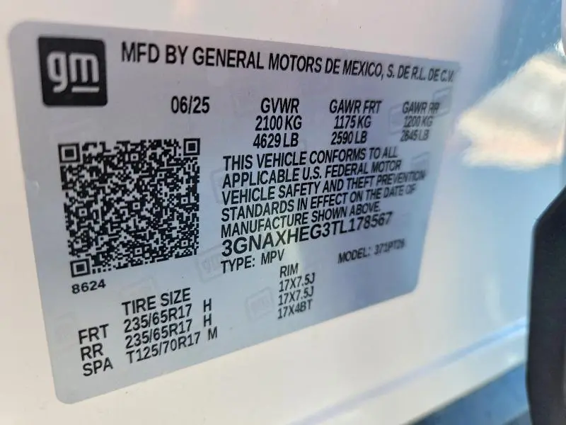 2026 CHEVROLET EQUINOX LT  